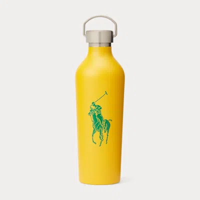 Polo Ralph Lauren Give Me Tap Big Pony Water Bottle In Yellow/green