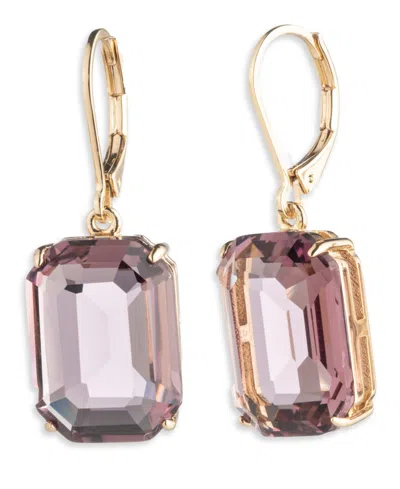 Ralph Lauren Glass Stone Gold-tone Drop Earrings