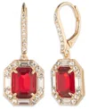 Ralph Lauren Glass Stone Silver-tone Drop Earrings (also In Gold-tone) In Multi