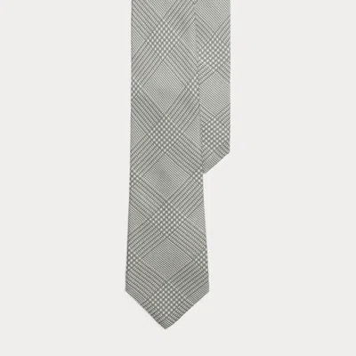 Ralph Lauren Glen Plaid-print Cashmere-silk Tie In Multi