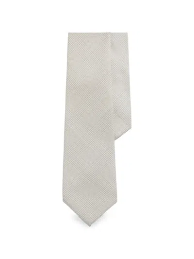 Ralph Lauren Glen Plaid Tie In Gray