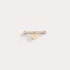 Ralph Lauren Gold-plated Logo Padlock Charm Pin In Gold