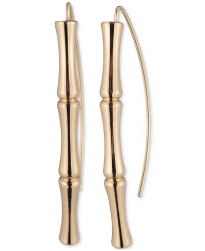 Ralph Lauren Gold-tone Bamboo-texture Threader Earrings