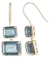 Ralph Lauren Gold-tone Double Drop Earrings In Gold