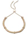 Ralph Lauren Gold-tone Herringbone Chain Slider Bracelet In Gold