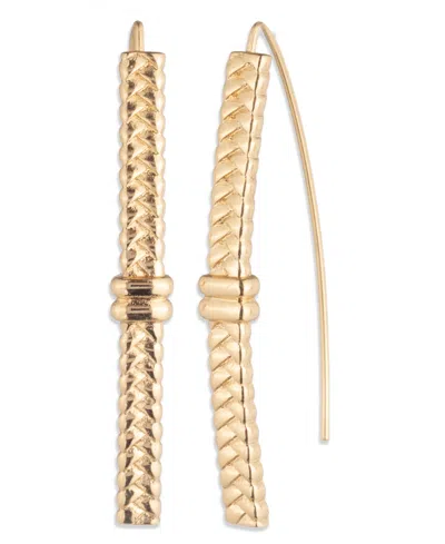 Ralph Lauren Gold-tone Herringbone Threader Earrings
