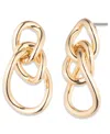 Ralph Lauren Gold-tone Open Link Drop Earrings In Gold