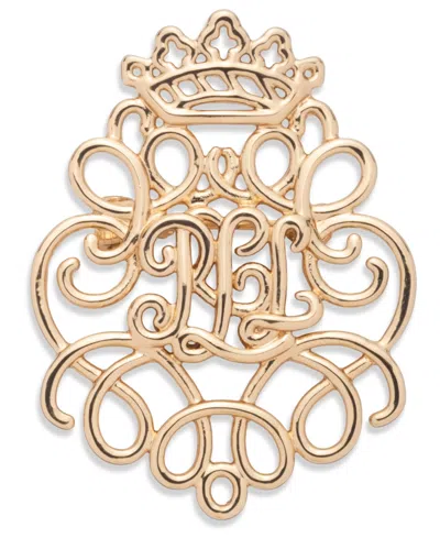 Ralph Lauren Gold-tone Polished Scroll Pin
