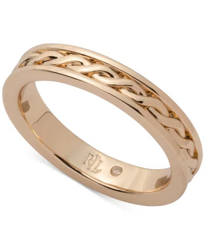 Ralph Lauren Gold-tone Rope Band Ring