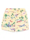 Ralph Lauren Golden Boxer Shorts With Logo In Yellow