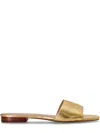 Ralph Lauren Golden Slip-on Sandals In Gold