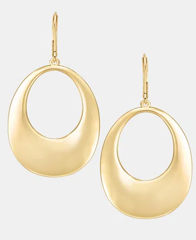 Ralph Lauren Gold-tone Large Open Drop Earrings