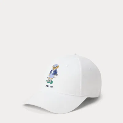 Ralph Lauren Golf Polo Bear Ball Cap In White