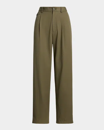 Polo Ralph Lauren Gordon Cotton Gabardine Pants In Green