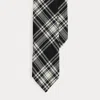 Ralph Lauren Graduate Tartan Tie In Black