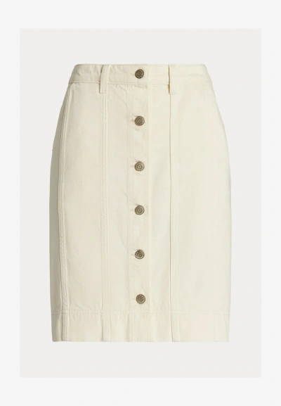 Polo Ralph Lauren Gralibbe Mini Pencil In Mascarpone Cream Wash