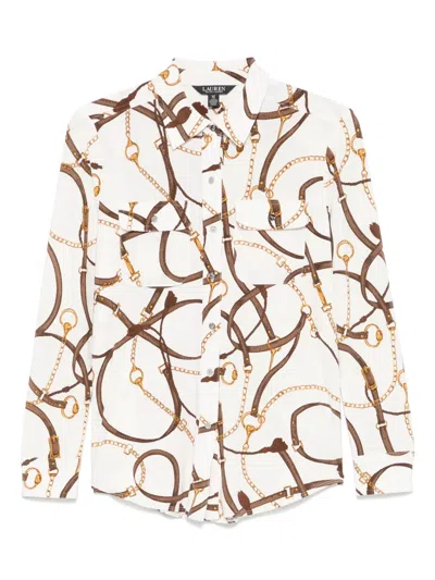 Ralph Lauren Graphic-print Shirt In White