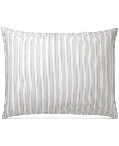 Ralph Lauren Graydon Bold Stripe Sham, Standard In Dune And Chambray