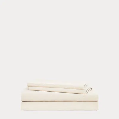 Ralph Lauren Graydon Mélange Sheet Set In Dune In Neutral