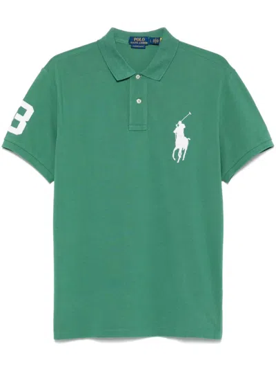 Ralph Lauren Green Embroidered Logo Polo