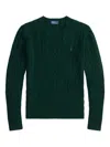 Ralph Lauren Leather Sweaters In Green