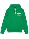 Ralph Lauren Green Logo Print Hoodie In Green