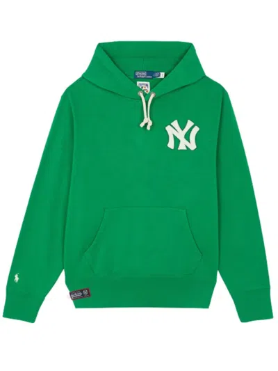 Ralph Lauren Green Logo Print Hoodie