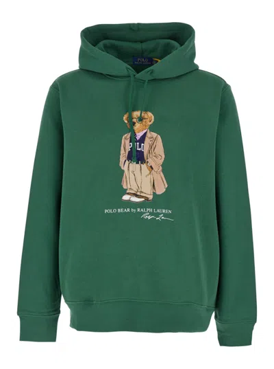 Ralph Lauren Green Logo Sweatshirt
