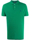 Ralph Lauren Green Polo With Logo In Multi