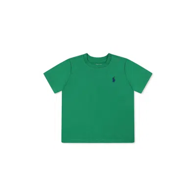 Ralph Lauren Green T-shirt For Baby Boy With Horse