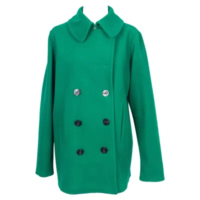 Pre-owned Ralph Lauren Green Wool Coat