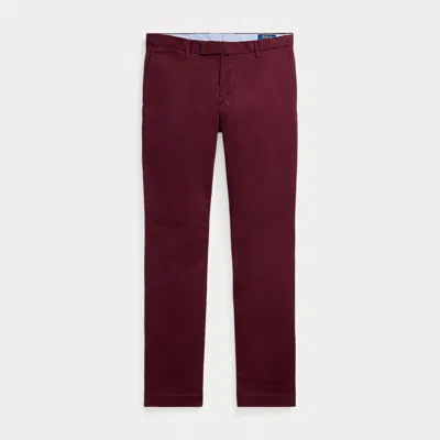 Ralph Lauren Greenwich Slim Fit Chino Pant In Burgundy