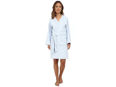 Ralph Lauren Greenwich Woven Terry Robe In Blue