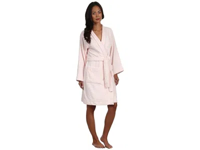 Ralph Lauren Greenwich Woven Terry Robe In Pink