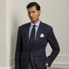 Ralph Lauren Gregory Hand-tailored Cashmere Jacket In Gray