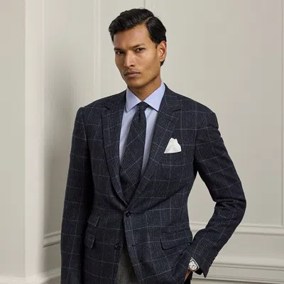 Ralph Lauren Gregory Hand-tailored Cashmere Jacket In Gray