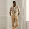 Ralph Lauren Gregory Hand-tailored Corduroy Trouser In Brown