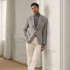 Ralph Lauren Gregory Hand-tailored Corduroy Trouser In White