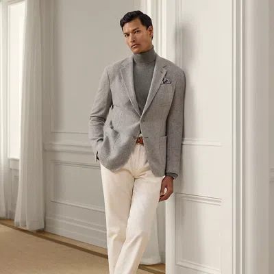 Ralph Lauren Gregory Hand-tailored Corduroy Trouser In White