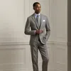 Ralph Lauren Gregory Hand-tailored Sharkskin Trouser In Gray
