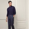 Ralph Lauren Gregory Silk-linen Suit Trouser In Classic Chairman Navy