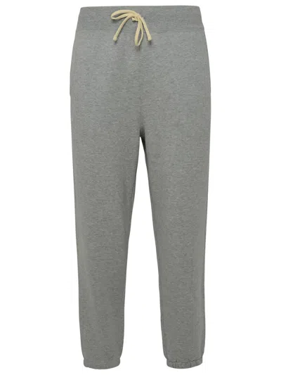 Ralph Lauren Grey Cotton Blend Sporty Pants