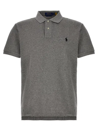 POLO RALPH LAUREN GREY LOGO POLO