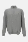 Ralph Lauren Grey Relaxed Fit Pullover In Gray