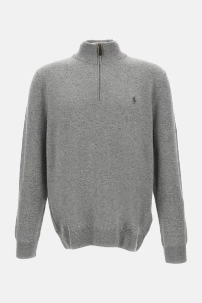 Ralph Lauren Grey Relaxed Fit Pullover In Gray