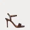 Ralph Lauren Gwen Nappa Leather Sandal