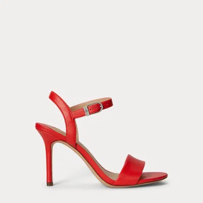Ralph Lauren Gwen Nappa Leather Sandal