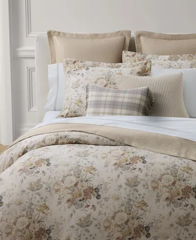 Ralph Lauren Gwynne Floral 3-pc. Duvet Cover Set, King In Brown
