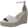 Ralph Lauren Haana Eylt Womens Leather Espadrilles In White