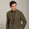 Ralph Lauren Hadley Brushed Cashmere-wool Sport Coat In Brown